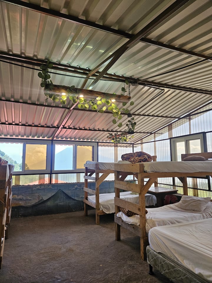 The Roum Rustic country room overlooking the volcanoes - Cabins for Rent in ...