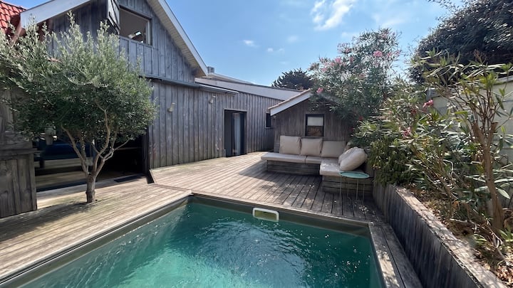 Maison 5 Chambres Avec Piscine - 150m De La Plage - Lacanau Océan