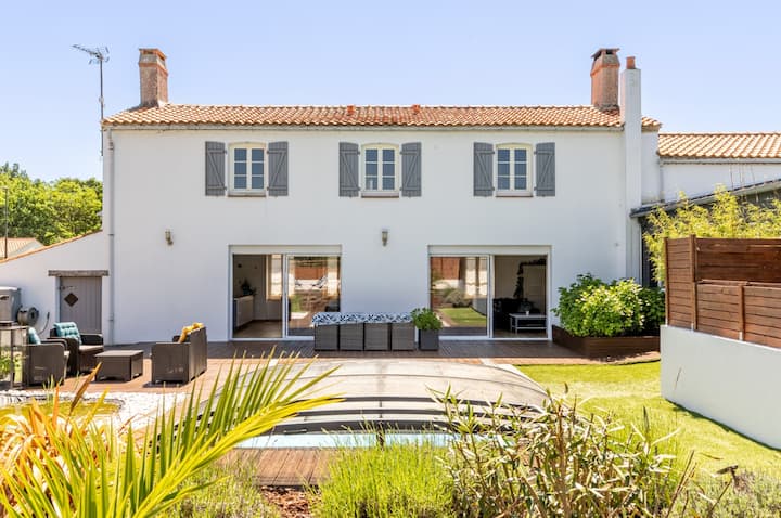 Maison 8 Personnes Avec Piscine - Machecoul