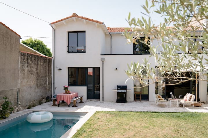 Jolie Maison D'archi, Calme, Piscine La Rochelle - La Rochelle