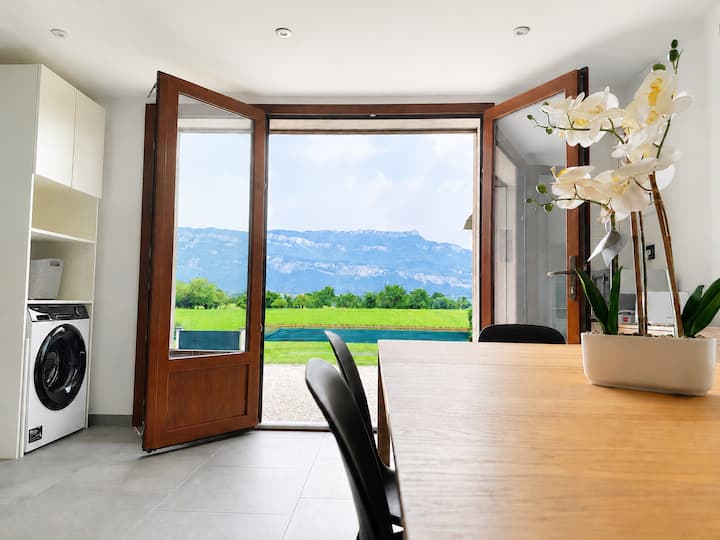 Appartement T4, Vue Montagne, 6 Min Du Lac - Le Bourget-du-Lac