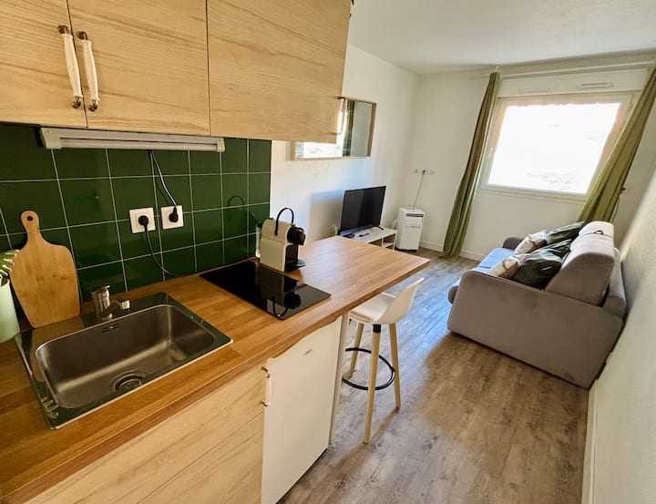 Studio Résidence Sécurisée - Port De Nice - Gare - Villefranche-sur-Mer