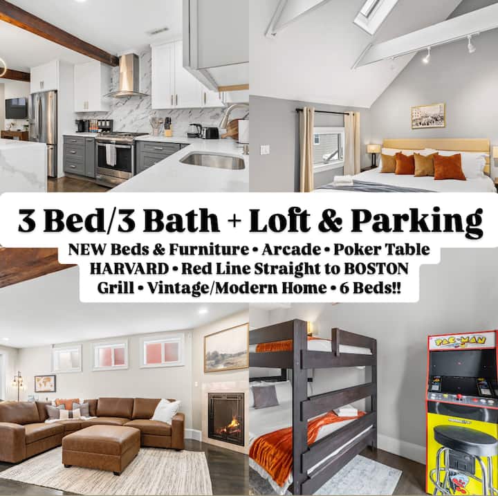 Modern Fully Furnished Boston Home 2 Parking Spots - Burlington, MA
