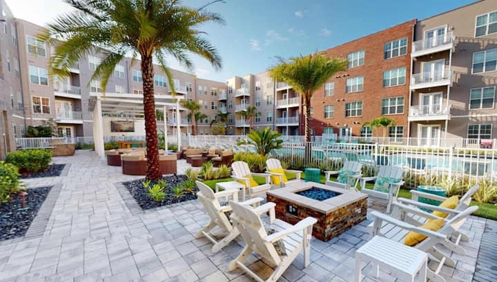 Luxury 1br Resort Style Pets Ok 6min To Epic & Uni - Orlando