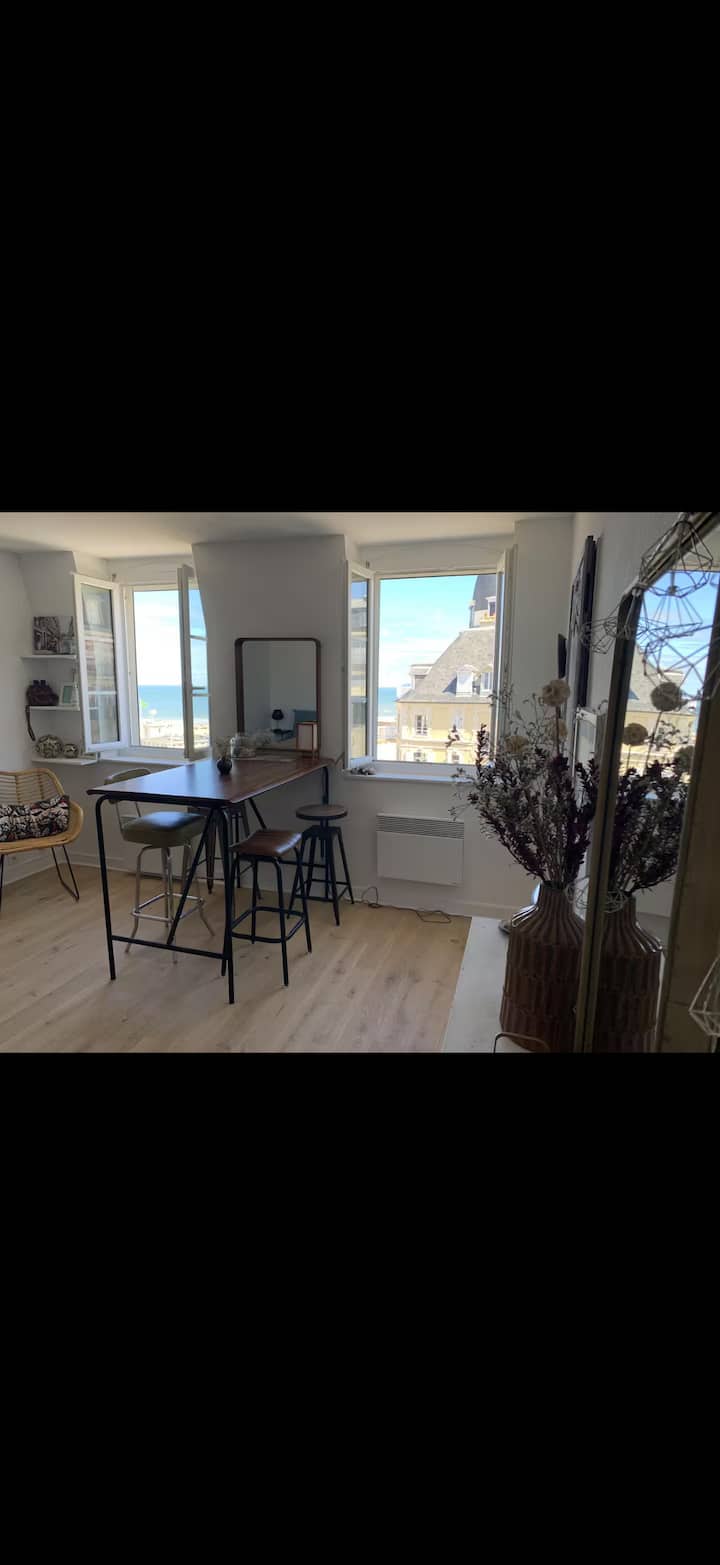 Studio/bord De Plage Vue Mer Trouville - Trouville-sur-Mer
