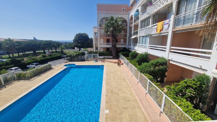 Appartement T2 Dans Résidence Calme Avec Piscine - Sète