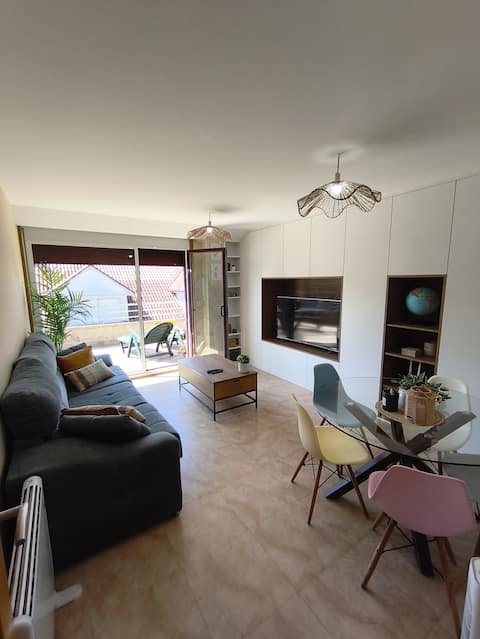 Top Airbnb: Mar de Castelao Penthouse, slow terrace and open air en Vilagarcía De Arousa