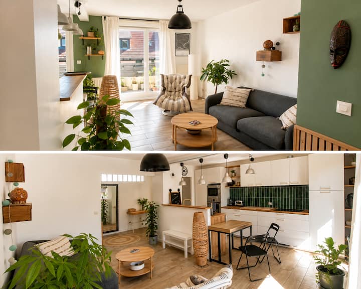 Cocoon Alsacien Avec Terrasse - Proche Strasbourg - Schiltigheim