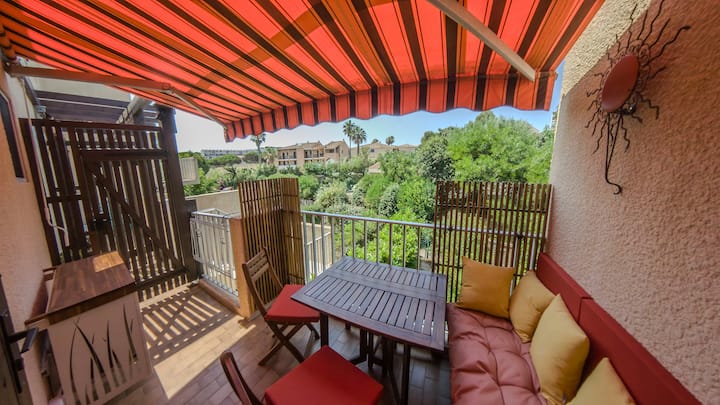 Charmant Studio Avec Terrasse Proche Des Plages - Porquerolles