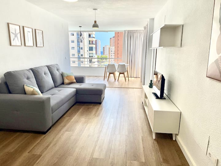 Apartamento Reformado Para 6 En Lidersol - 베니도름