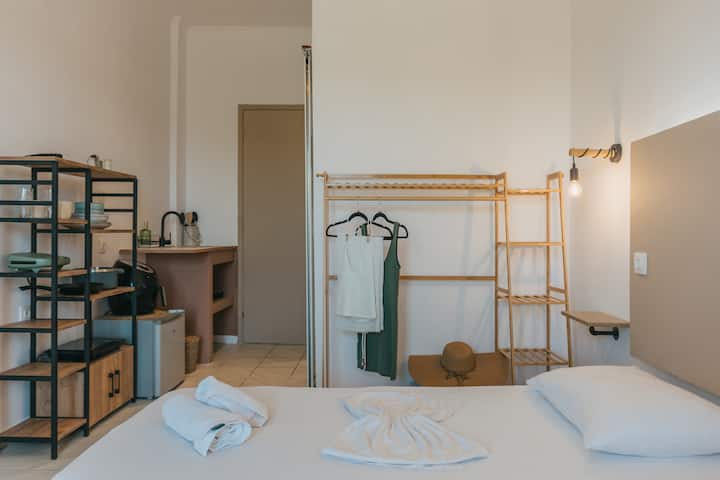 Shanti Boho Studio Iii  Balcony & Kitchenette - Kalamaki