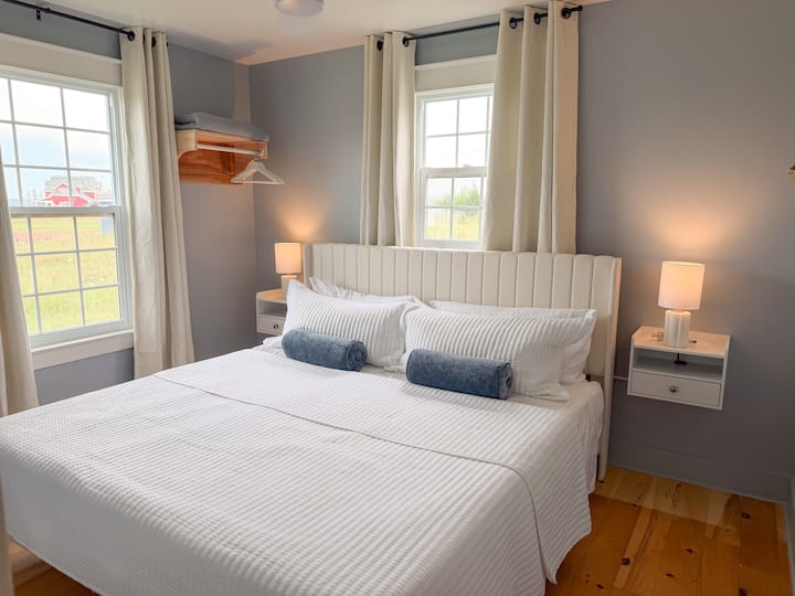 Bedroom 1 (King bed with premium Silk & Snow mattress)