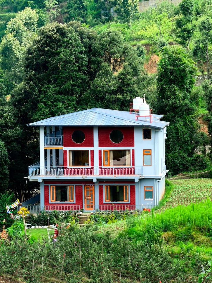 Sound Of Nature | Hill View 5br By Homeyhuts - Mukteshwar