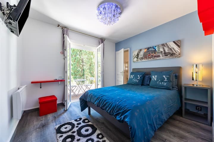 Le Jardin D'eau - Chambre Grise - Castillon-la-Bataille