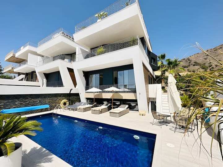 Luxury Modern Villa Sea View Nerja - Nerja