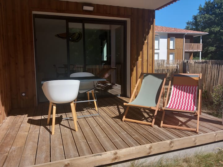 Appartement T3 Avec Jardin - Lit-et-Mixe