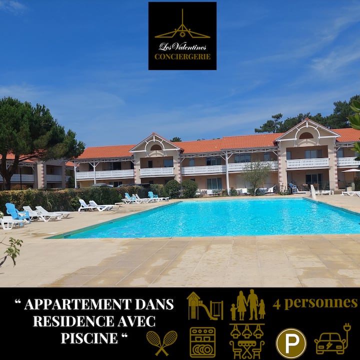 Appartement Dans Une Résidence Avec Piscine - Soulac-sur-Mer