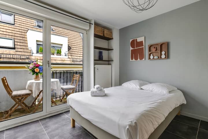 Studio Gare Terrasse+clim - Strasbourg