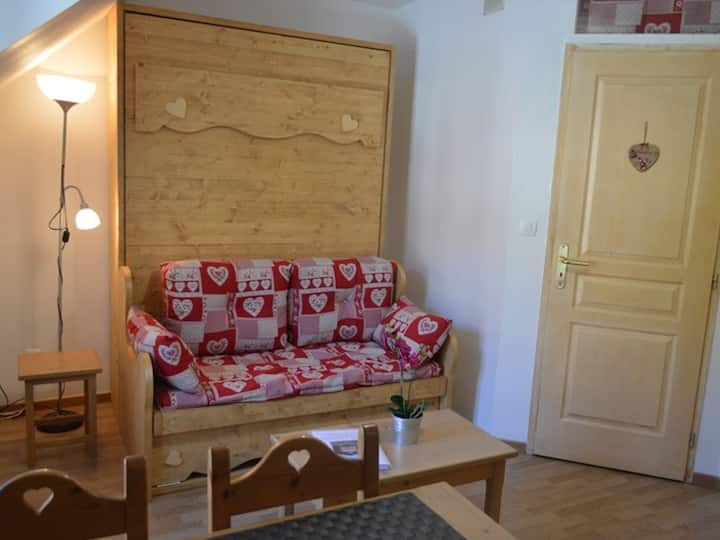 Studio Vue Montgenèvre, Animaux Ok - 4 Pers. - Claviere