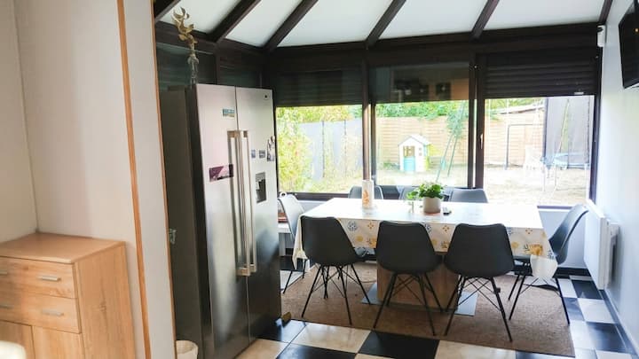 Maison Lumineuse Avec Jardin & Jeux 3 Ch - Bondoufle