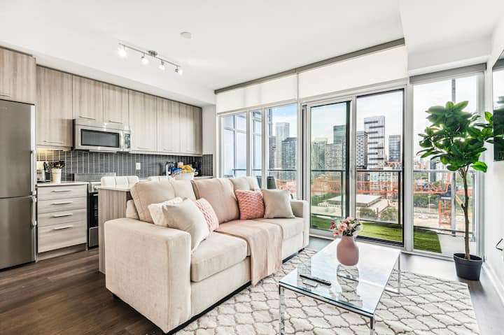 Cozy Downtown Condo Near Yonge Dundas | Sauna &Gym - Sugar Beach