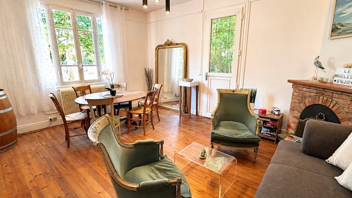 Maison Moulleau, Plage à Pied, Grand Jardin - 阿爾卡雄