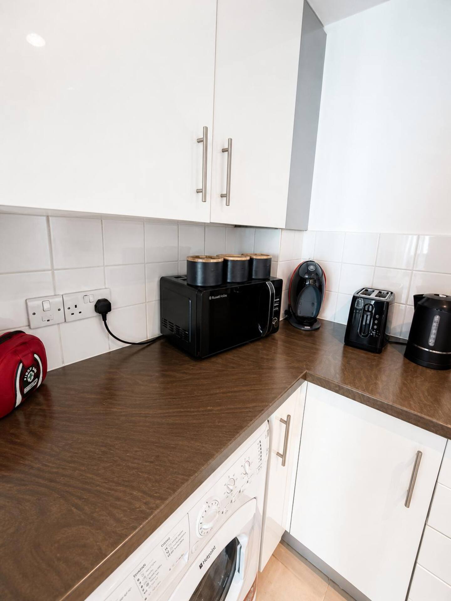 The bathroom of our 2-bedroom apartment in London, 2-Bed Apartment — Vauxhall, London Zone 1 · Tube 2 Mins Walk
