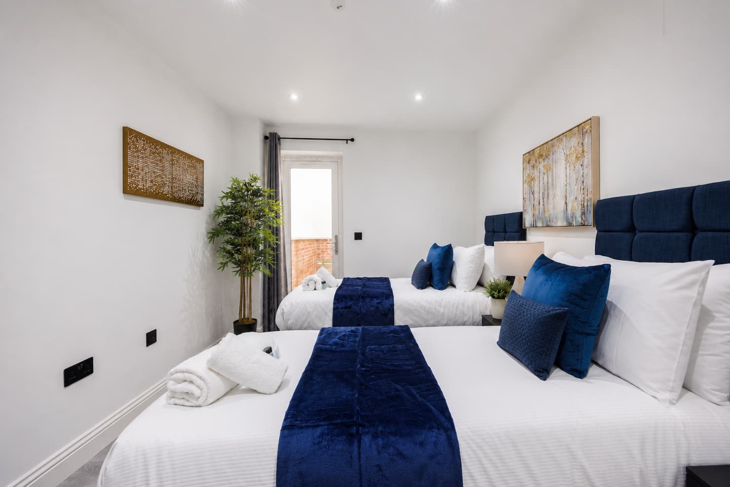 The second bedroom of our 2-bedroom apartment in London, 2-Bed Flat — East Dulwich, London Zone 2 · Sleeps 5