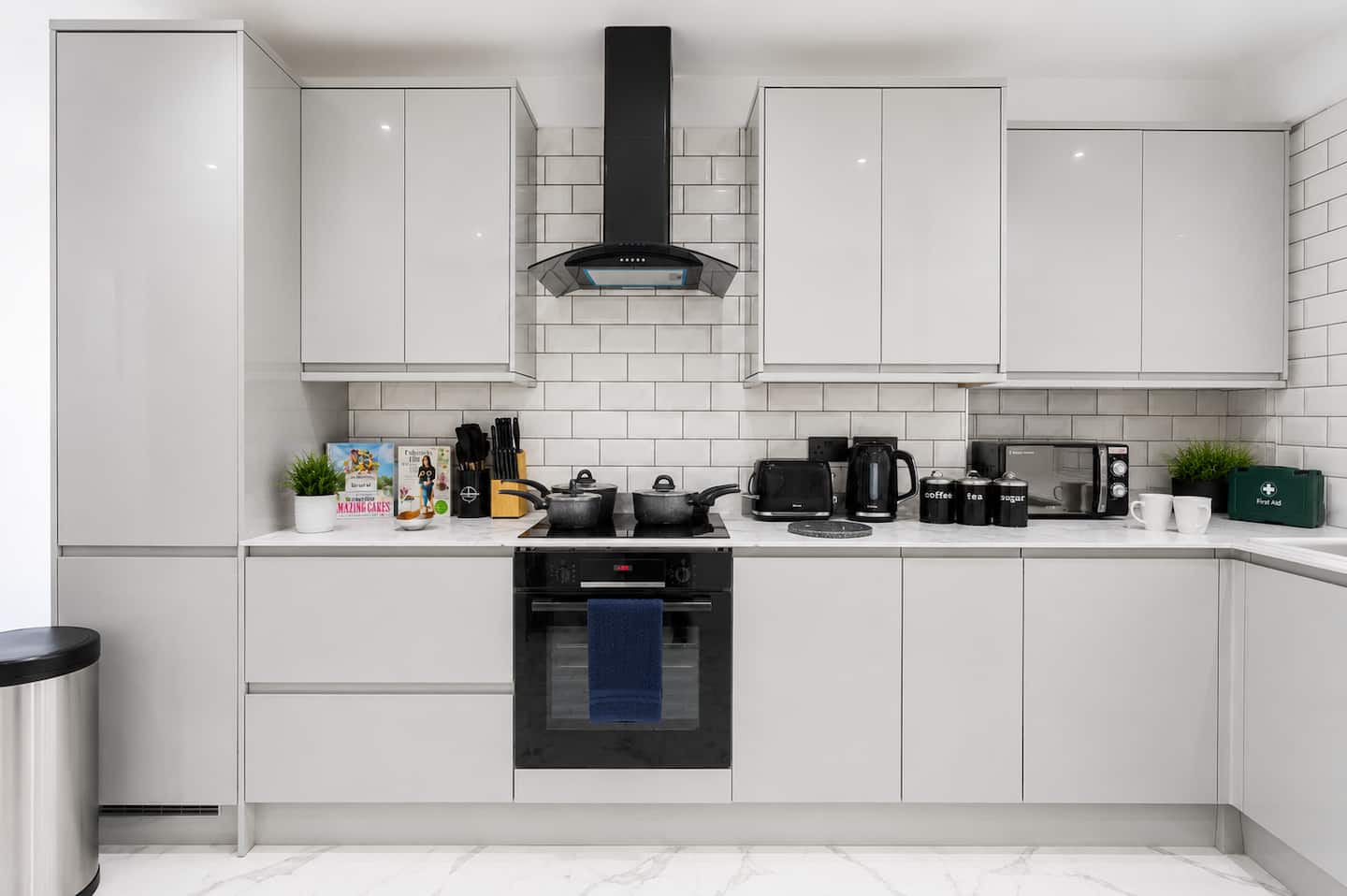 The bathroom of our 2-bedroom apartment in London, 2-Bed Flat — East Dulwich, London Zone 2 · Sleeps 5