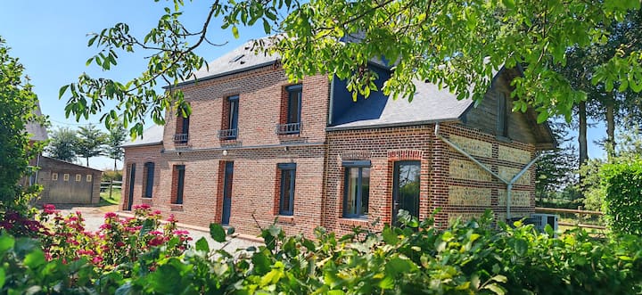 Gîte 4 Chambres à La Campagne Pour 8 Personnes - Bolbec