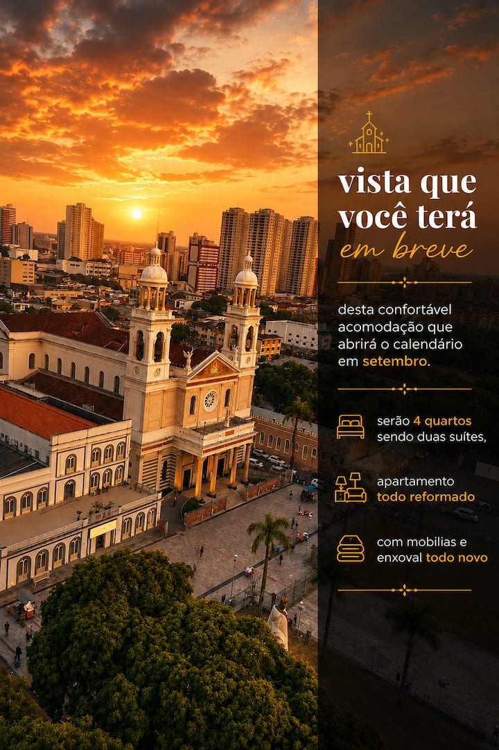Em Breve: Apto Vista Espetacular Para A Basílica - ベレン