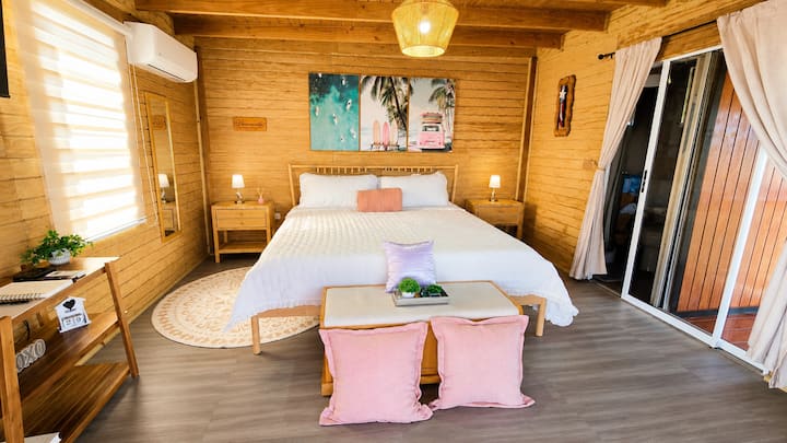4 Vien-tos Cabaña Romántica Con Piscina Privada. - Puerto Rico