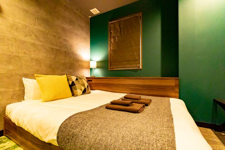 【Room Only】near Station! /Type A Double Room/2ppl - Ueno