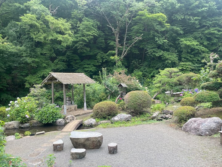 東京とは思えない自然と日本庭園の宿｜御岳・秋川渓谷・抹茶・酒蔵｜東京・青梅 ｜新宿から直通電車１時間 - Ome