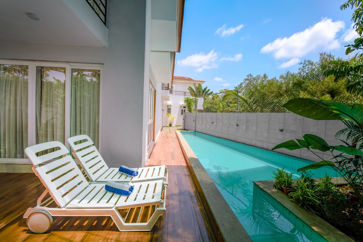 Vaddo 9. Luxury 3 bedroom villa near Siolim bridge 5