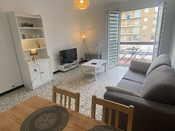 Appartement Traversant Avec Parking - 4 Pers. - Canet-en-Roussillon