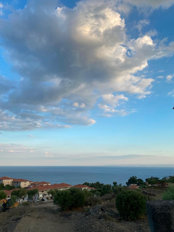 Casa Con Cortile, Vista Mare - İtalya