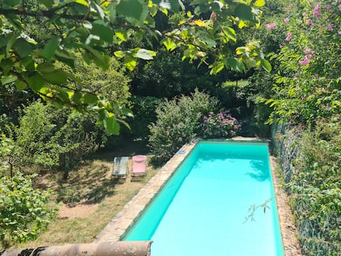 NEST OF LOVE with a Private Pool & Near a River