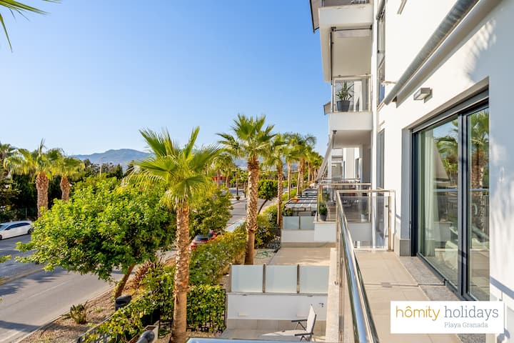 Homity Holidays - Apartamento De Lujo Ab-3-a6-1c - Motril