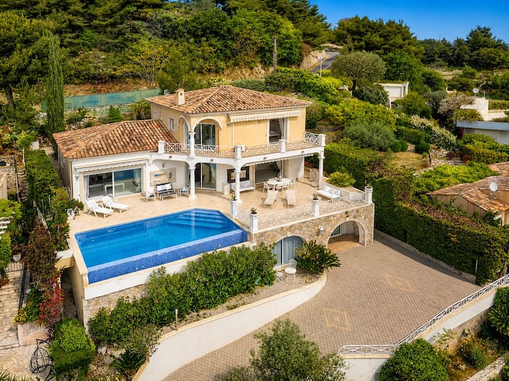 Frgk Magnificent See View Villa With Monaco Backgr - Menton