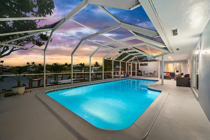 Waterfront Home Dock Heated Pool Near Beach - Marco Island, FL