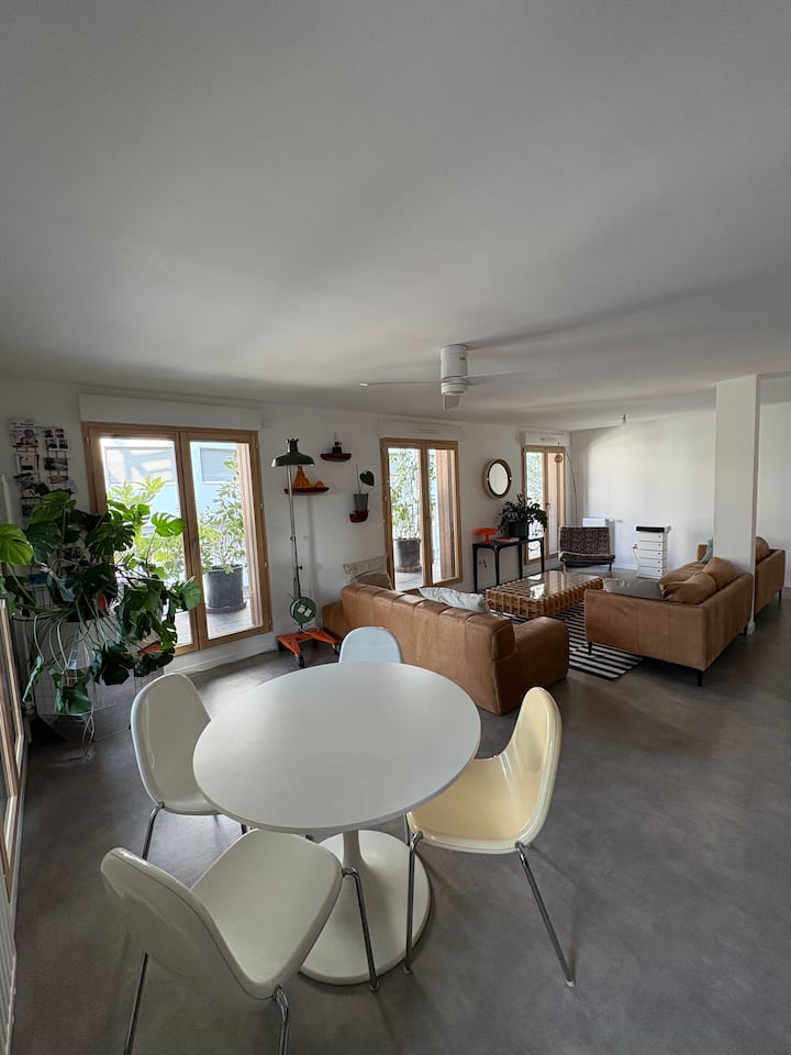 Appartement Loft Design Avec Grande Terrasse - Vincennes