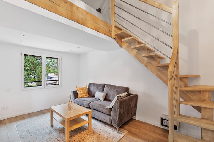 Le Complice  Loft Duplex Climatisé - Roquefort-les-Pins