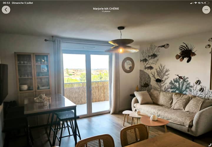 Superbe T3 à 150m Du Port Et De La Plage - Mèze