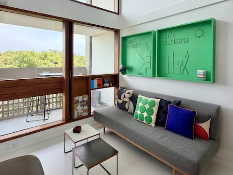 Successful Airbnb property: Duplex in Cité Radieuse Le Corbusier - Briey in Meurthe Et Moselle