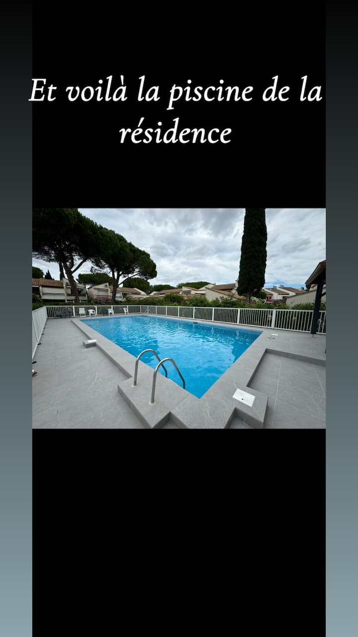 Maison Appartement Avec Piscine La Grande Motte. - Le Grau-du-Roi