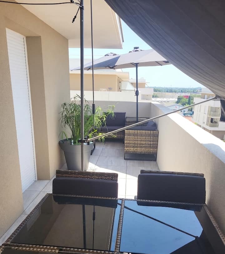 Cocon Lumineux Tout Confort -4 à 6 Voyageurs - Montpellier