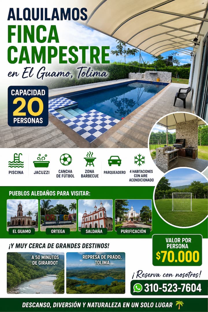 Un Lugar Adecuado Para Desconectarse De La Cuidad - Guamo