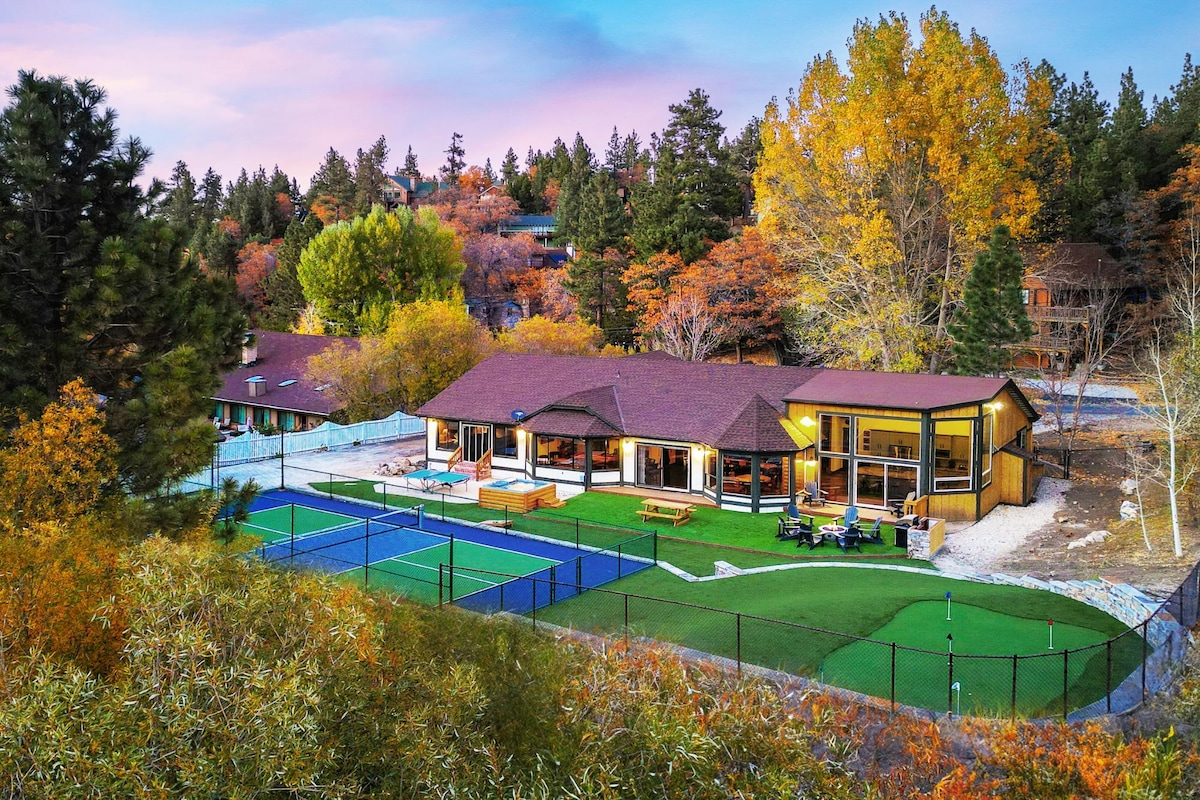 Geronimo Lodge: Private Pickleball Court! - Houses for Rent in Big