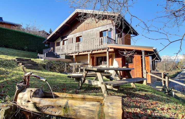 Chalet 8 Pers Vue Mont-blanc Navette Ski - Saint-Gervais-les-Bains